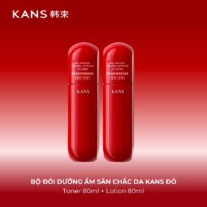 Combo 2 Toner & Lotion Kans Đỏ Size 80ml