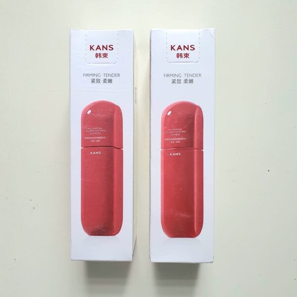 Combo 2 Toner & Lotion Kans Đỏ Size 80ml - Hình ảnh 4