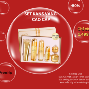 Bộ Dưỡng Da Trẻ hóa KANS Vàng Cao Cấp