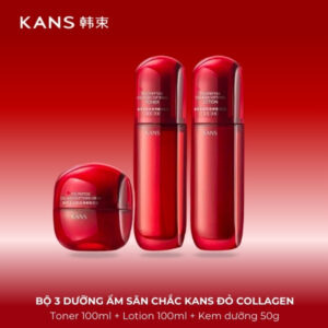 Bộ Ba Dưỡng Da Căng Bóng - KANS Đỏ Collagen