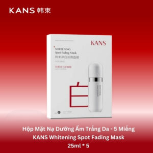 Hộp 5 Miếng Mặt Nạ KANS Dưỡng Ẩm Trắng Da