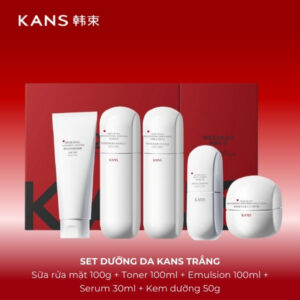 Bộ Dưỡng Ẩm Trắng Da, Săn Chắc - KANS Trắng