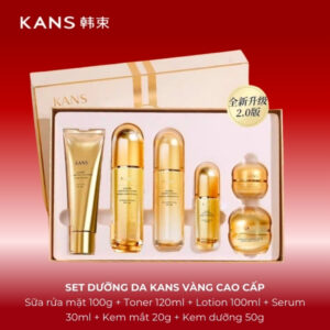 Bộ Dưỡng Da Trẻ hóa KANS Vàng Cao Cấp