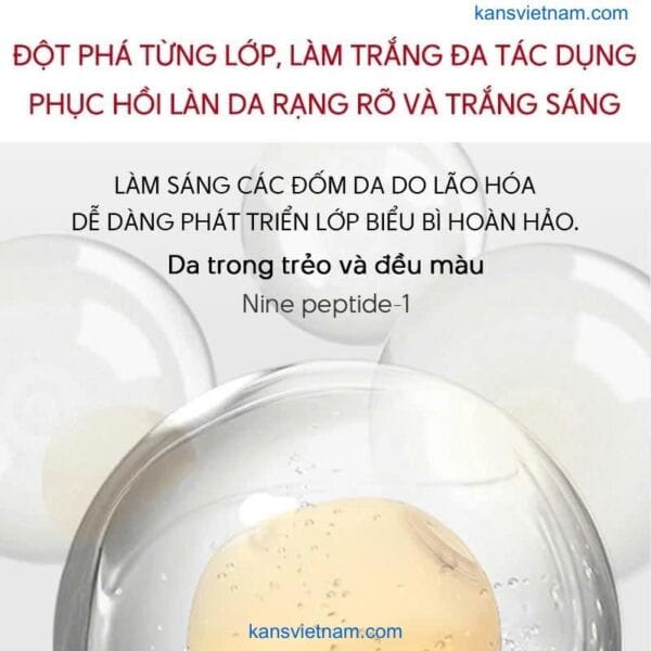 Kem Dưỡng Ẩm Trắng Da Kans Trắng - Hình ảnh 5