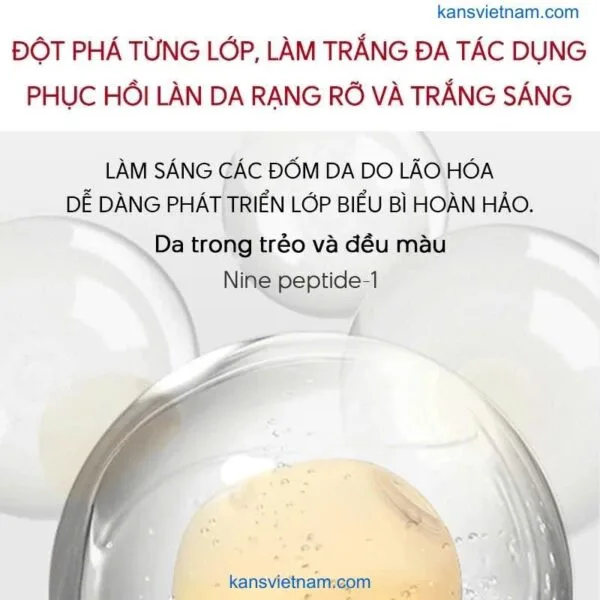Kem Dưỡng Ẩm Trắng Da Kans Trắng - Hình ảnh 5