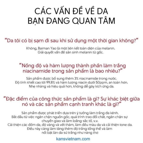 Kem Dưỡng Ẩm Trắng Da Kans Trắng - Hình ảnh 8