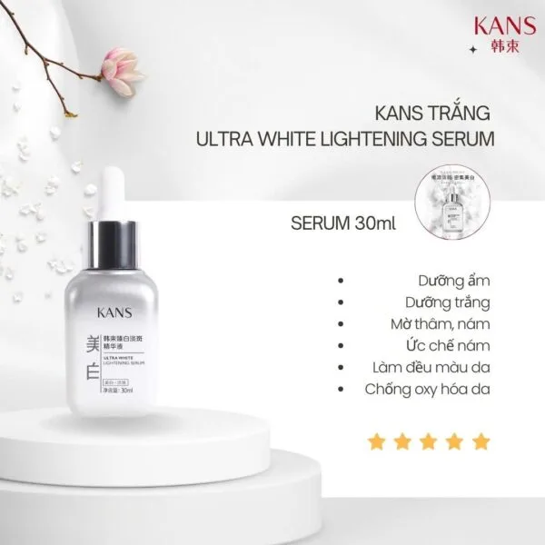 Serum Dưỡng Ẩm, Trắng Da, Mờ Thâm Nám - Hình ảnh 3