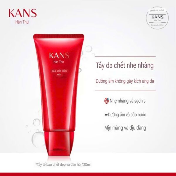 Tẩy Tế Bào Chết Làm Sáng Mịn Da Kans Đỏ - Hình ảnh 3