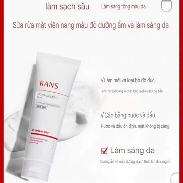 Sữa Rửa Mặt Sạch Sâu Dưỡng Ẩm Phục Hồi - Hình ảnh 4