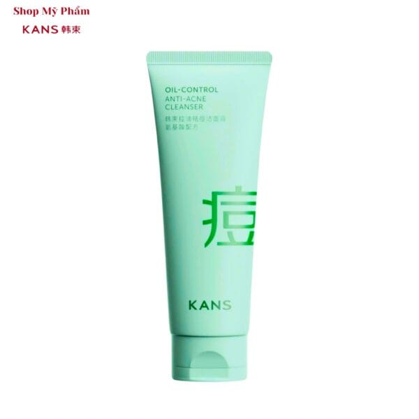 Sữa Rửa Mặt Kiềm Dầu Trị Mụn KANS Xanh - Hình ảnh 7