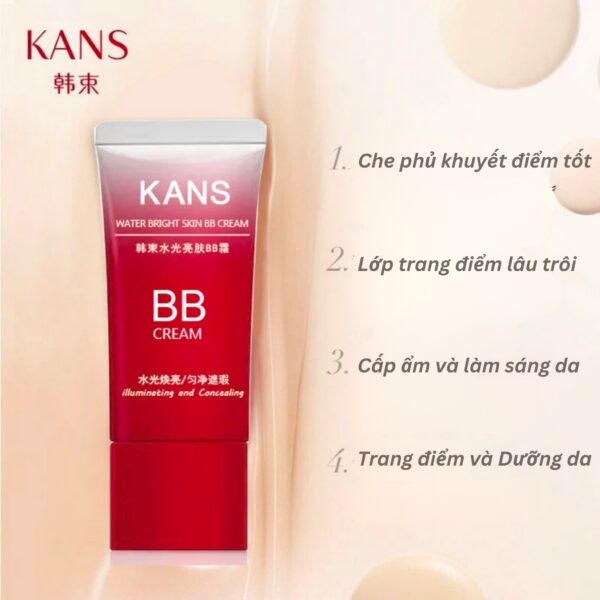 Kem Nền KANS Water Bright Skin BB Cream - Hình ảnh 4