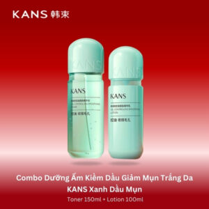 Combo Dưỡng Ẩm Kiềm Dầu Giảm Mụn Mờ Thâm