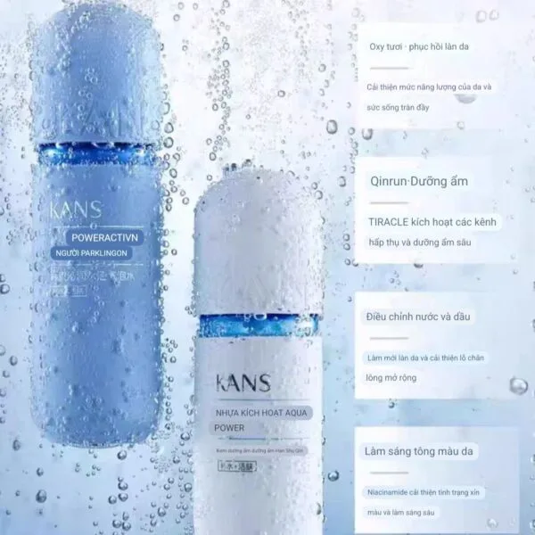 Bộ Dưỡng Da Mini KANS Aqua-Power Activating - Hình ảnh 6